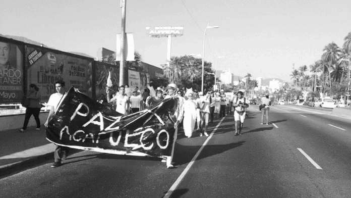 Marchan artistas para pedir por la paz en Acapulco - El Sol de Chilpancingo
