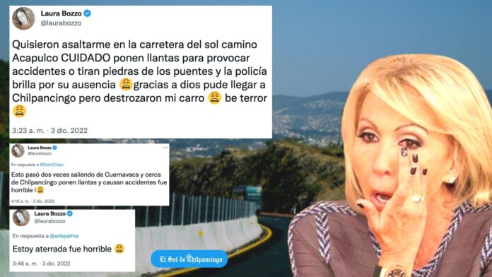 Asaltan a Laura Bozzo en la Autopista del Sol - El Sol de Chilpancingo
