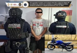 Detienen a un hombre con motocicleta robada en Iguala