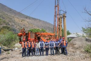 Evelyn Salgado supervisa pozo profundo para reforzar el abasto de agua en Chilpancingo