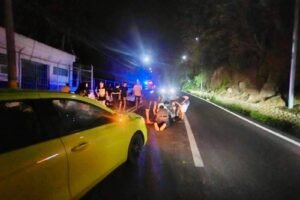 Accidente en la avenida Escénica deja una persona herida