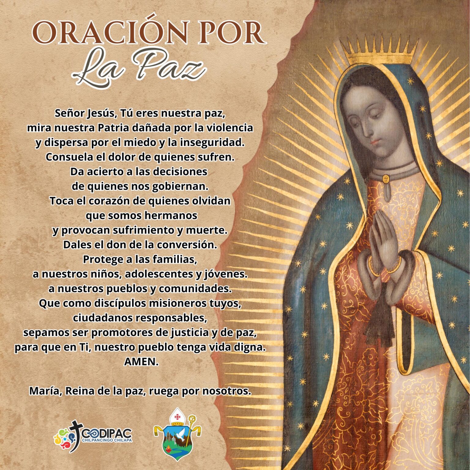 Diócesis de Diócesis de Chilpancingo-Chilapa llama a orar por la paz en ...
