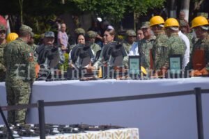 Realizan ceremonia de destrucción de armas de fuego en Chilpancingo