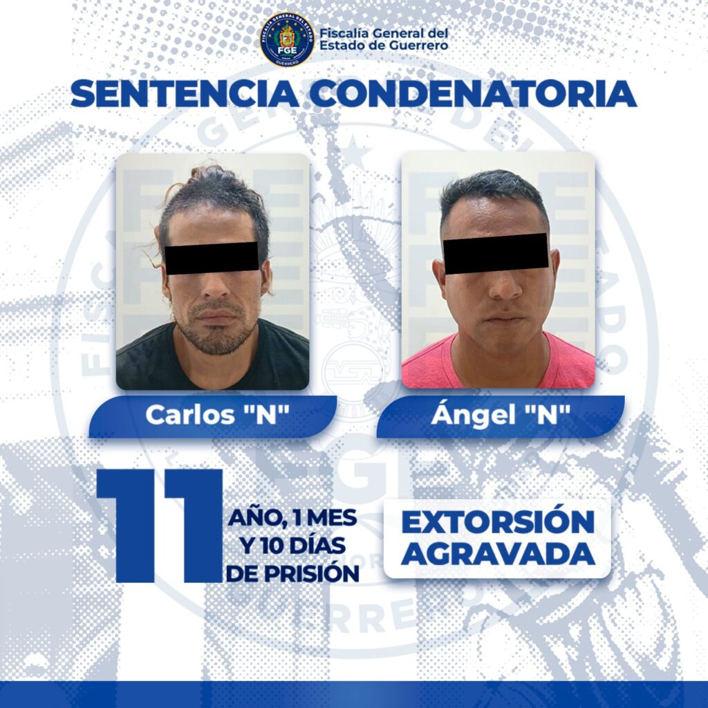 Sentencian a más de 11 años de prisión a dos hombres por extorsión - El ...