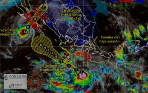 Tormenta tropical “Rachel” generará lluvias en varias regiones de Guerrero