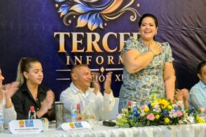 Rinde Angélica Radilla su Tercer Informe al frente de la Sección XIV del SUSPEG