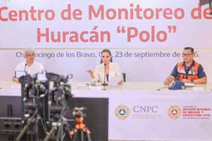 Ciudadanos reconocen labor preventiva de autoridades estatales ante paso del huracán “Polo”